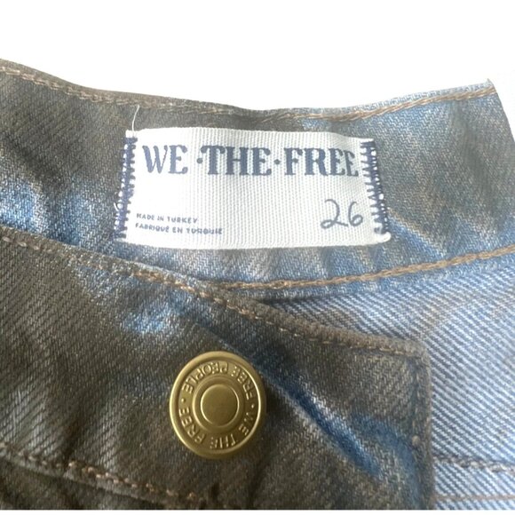 We The Free Good Luck Mid Rise Barrel Pants In Olive Green Womens Size 26 - Picture 13 of 15